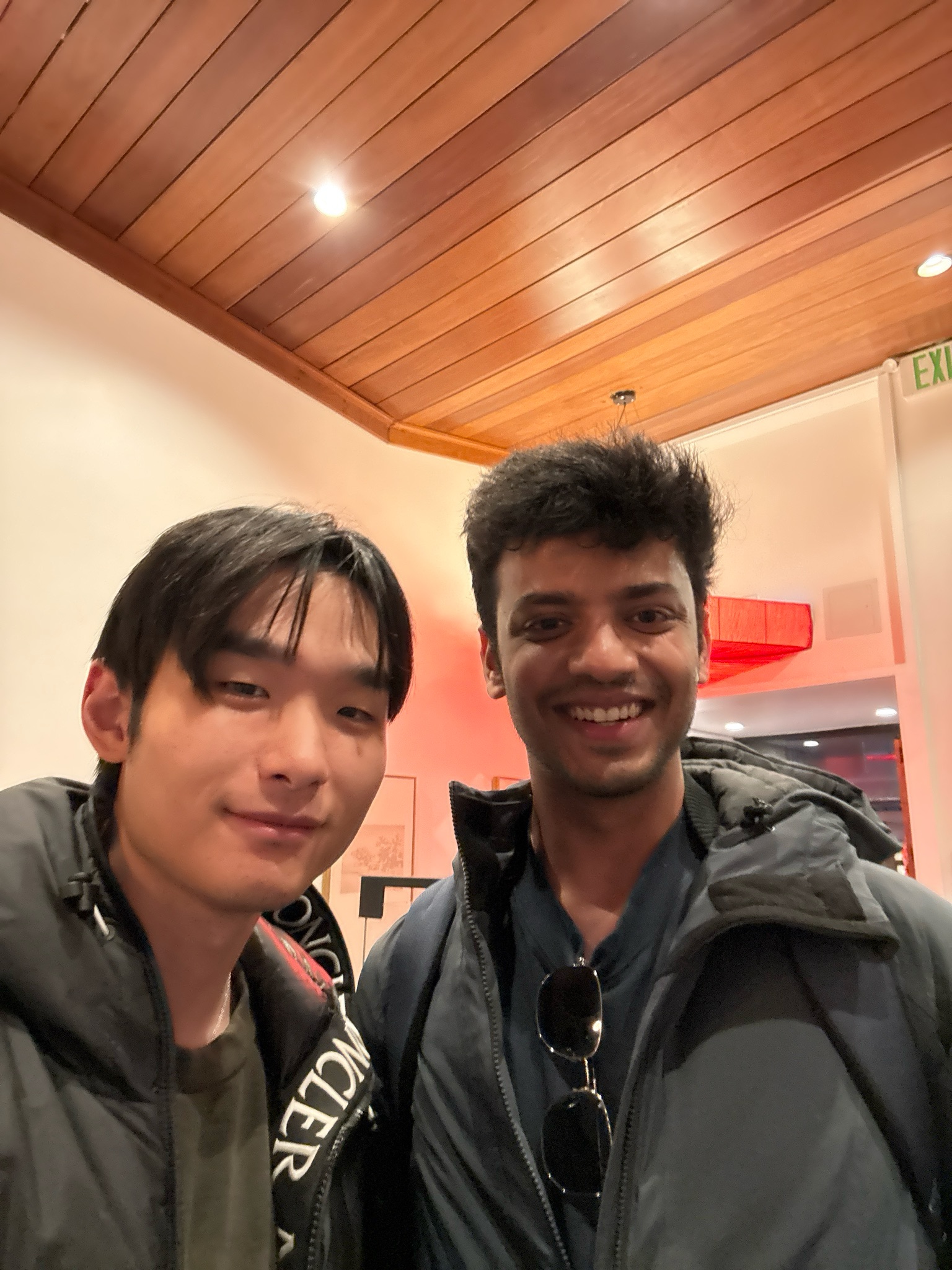 Kevin Yu with Shantanu Pandey