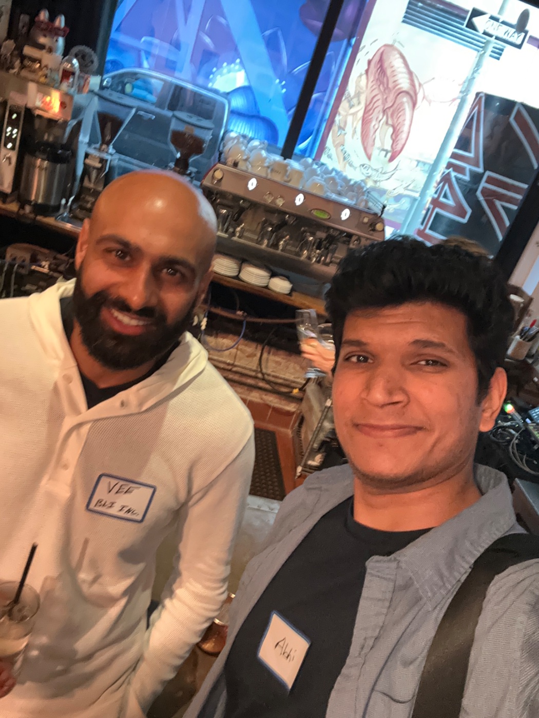 Abhi with Vee Rup