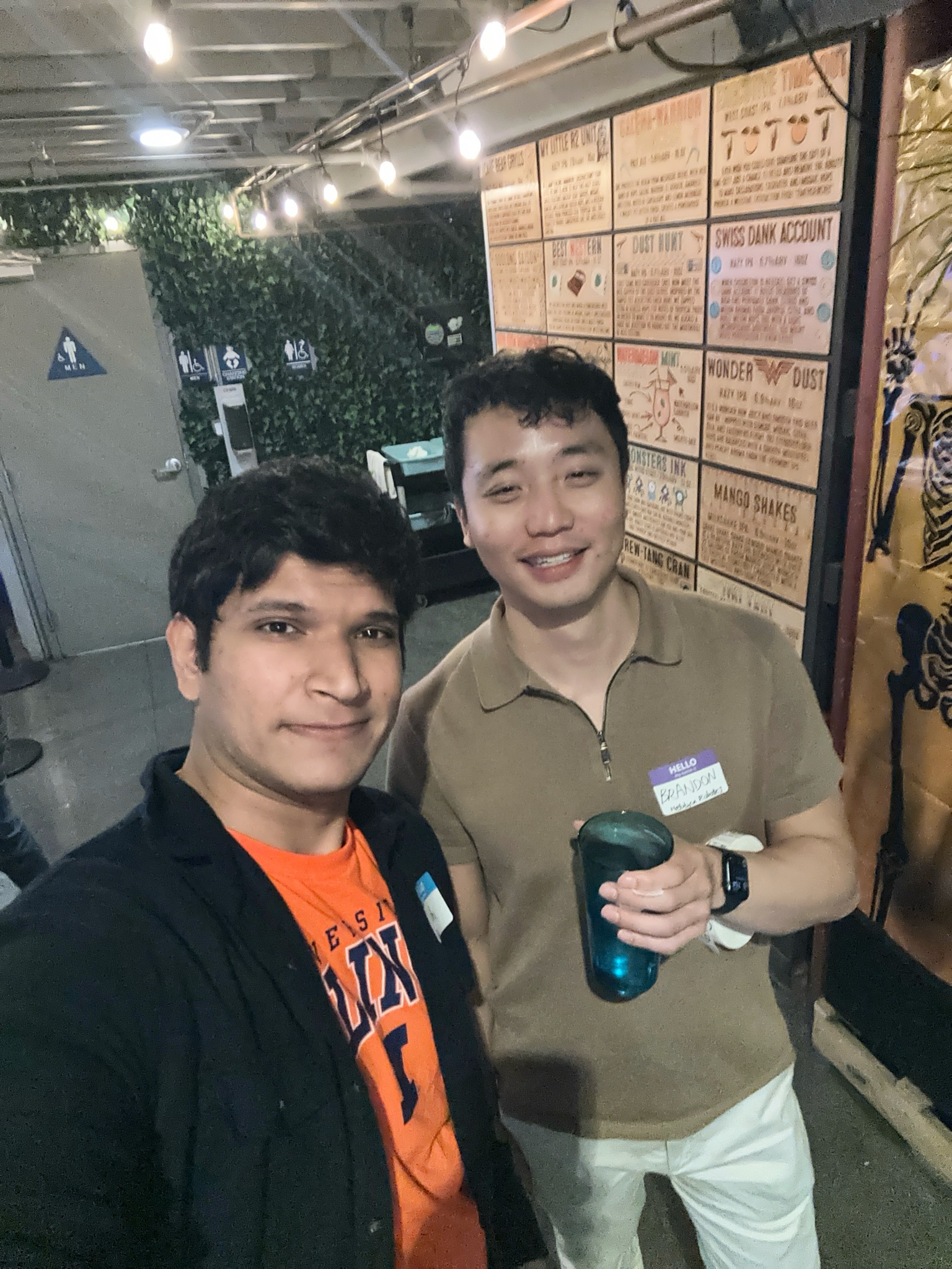 Abhi met Brandon Ong