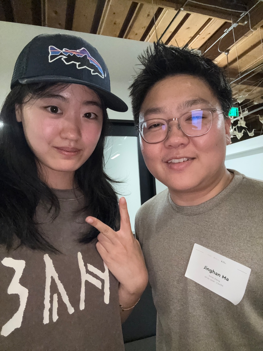 Cheryl (Xuan) Yang with Jinghan Ma