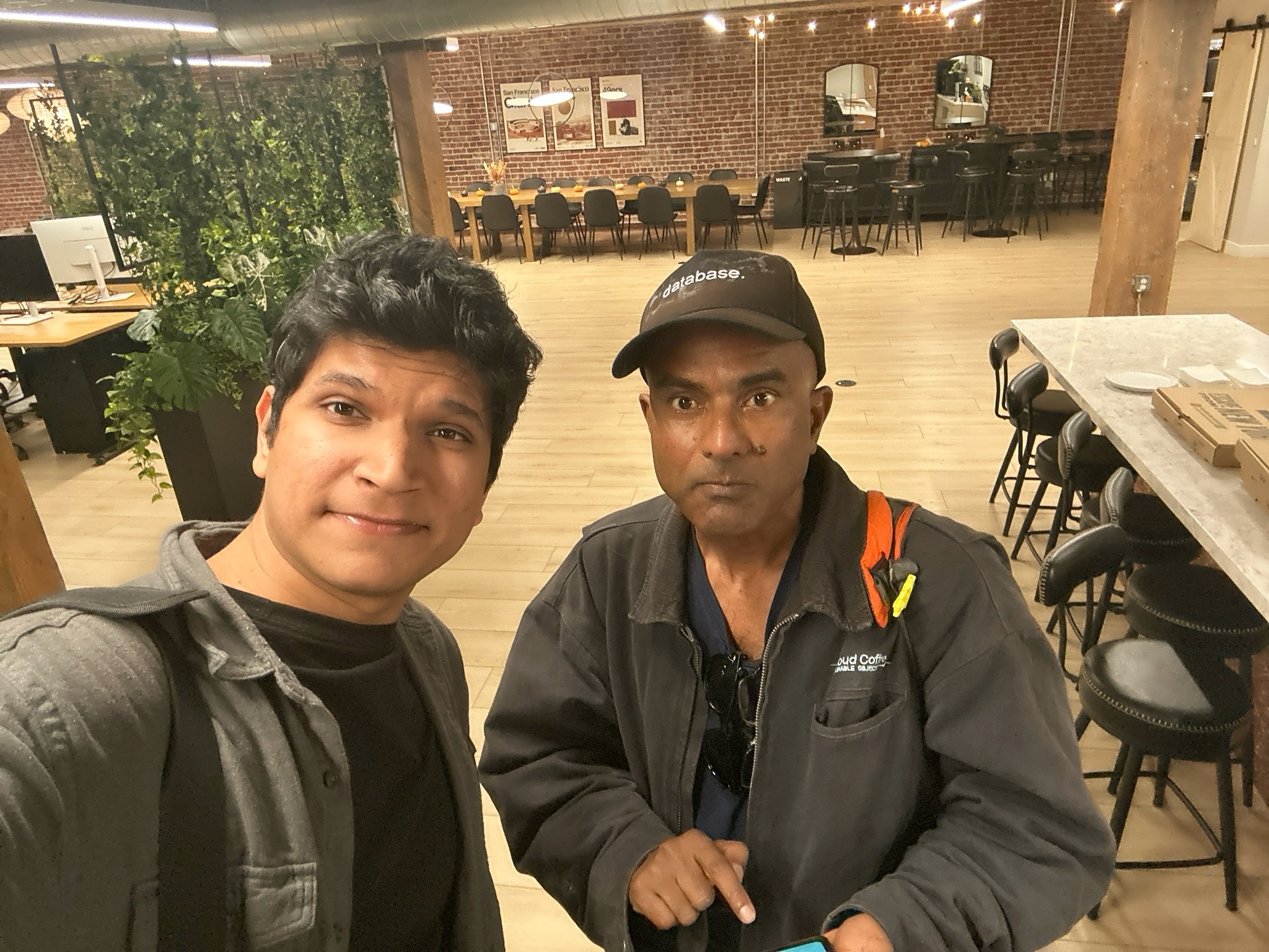 Abhi with Paramendra Kumar Bhagat