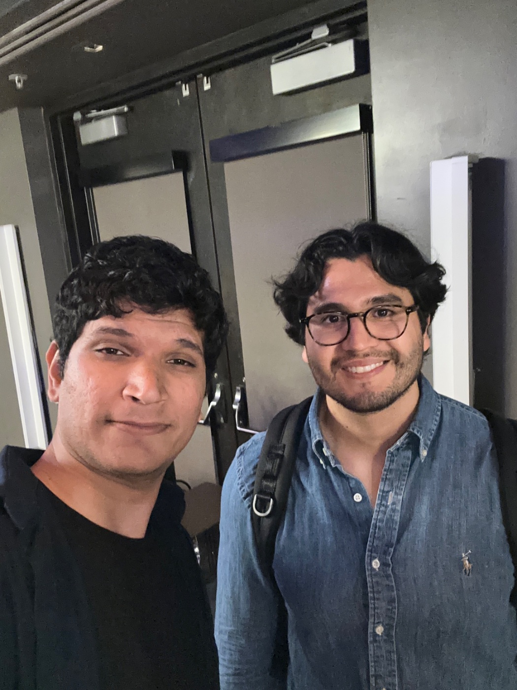 Abhi with Omar Contreras