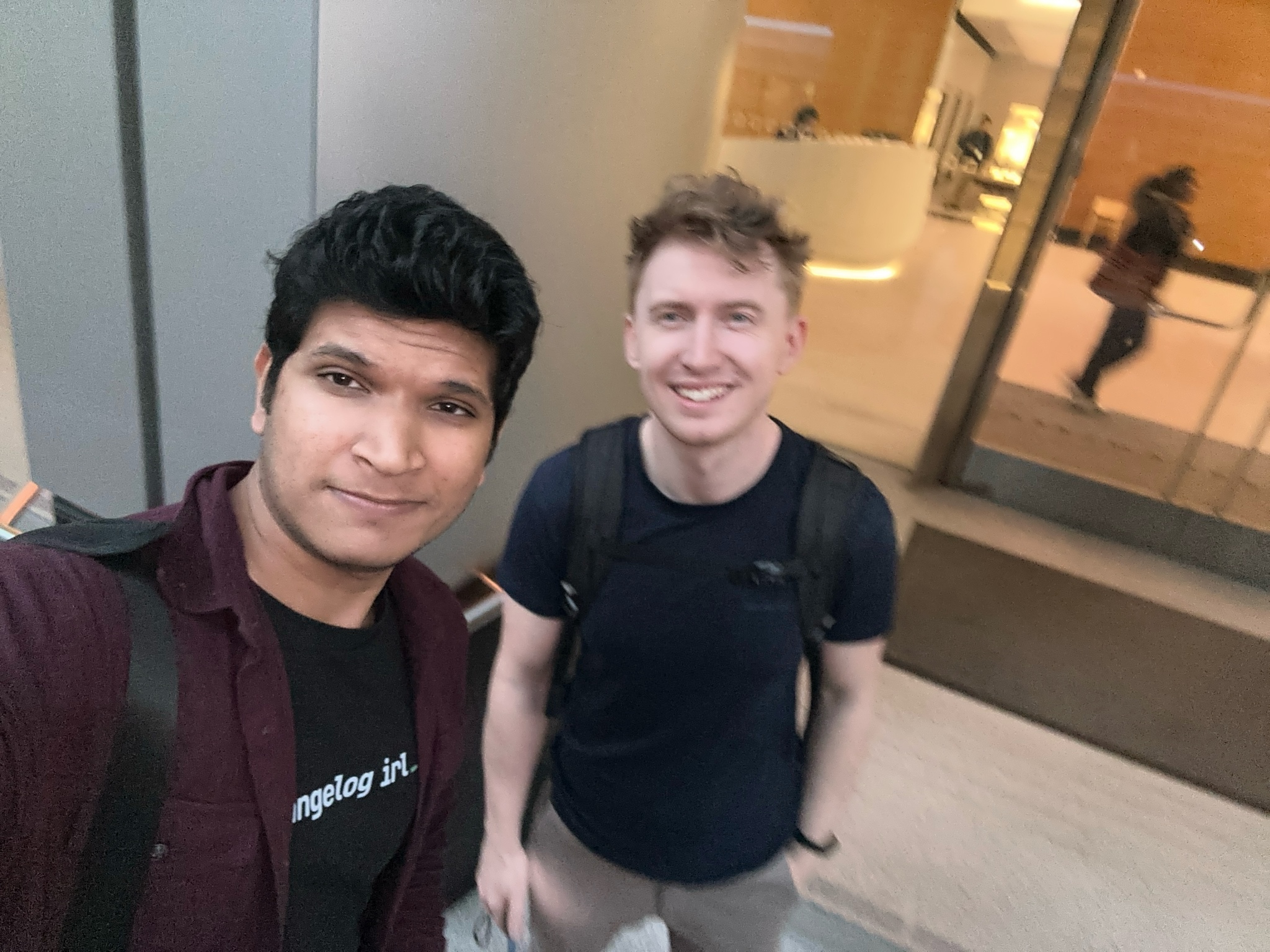 Abhi with Lucas michowski