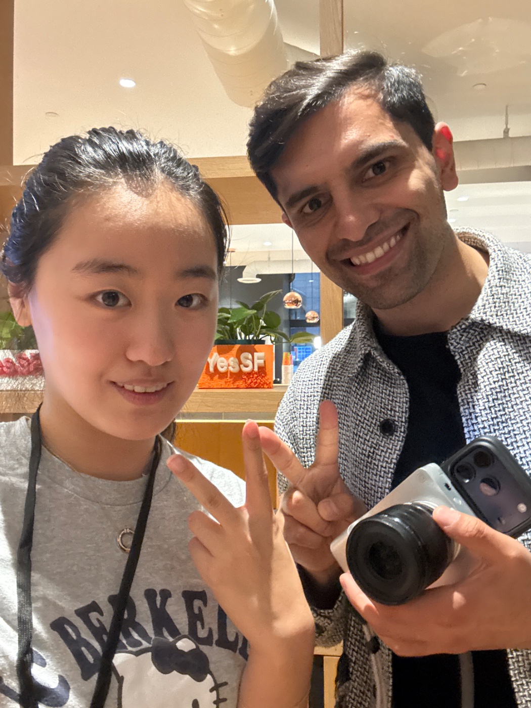 Cheryl (Xuan) Yang with Vish Kumar
