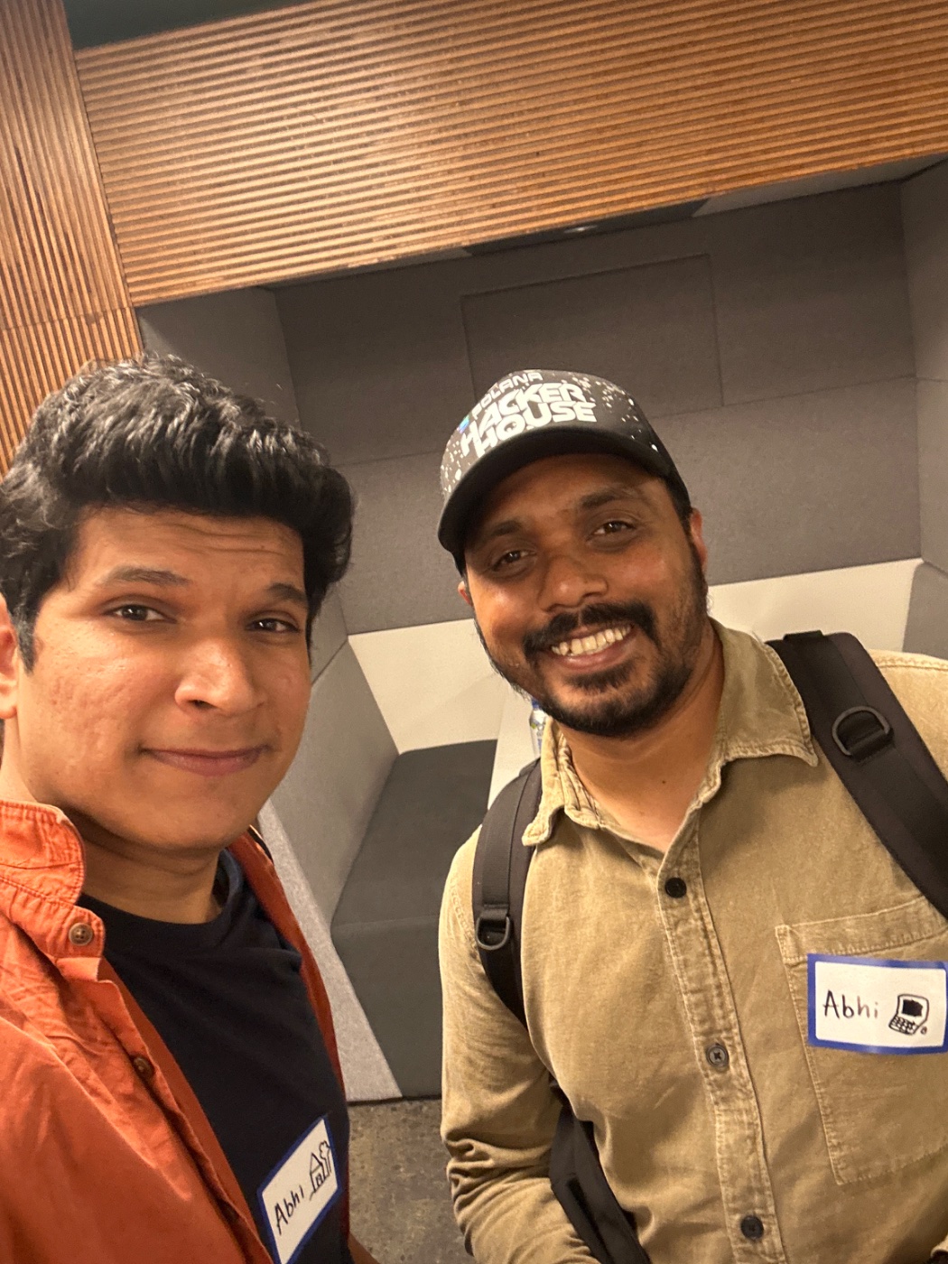 Abhi with Abhishek Kanakagiri