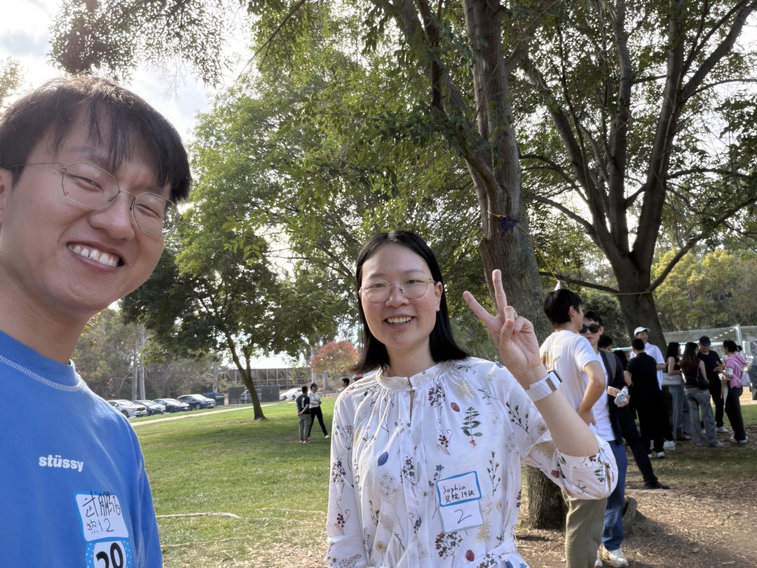 Walter Wu with Sophia he