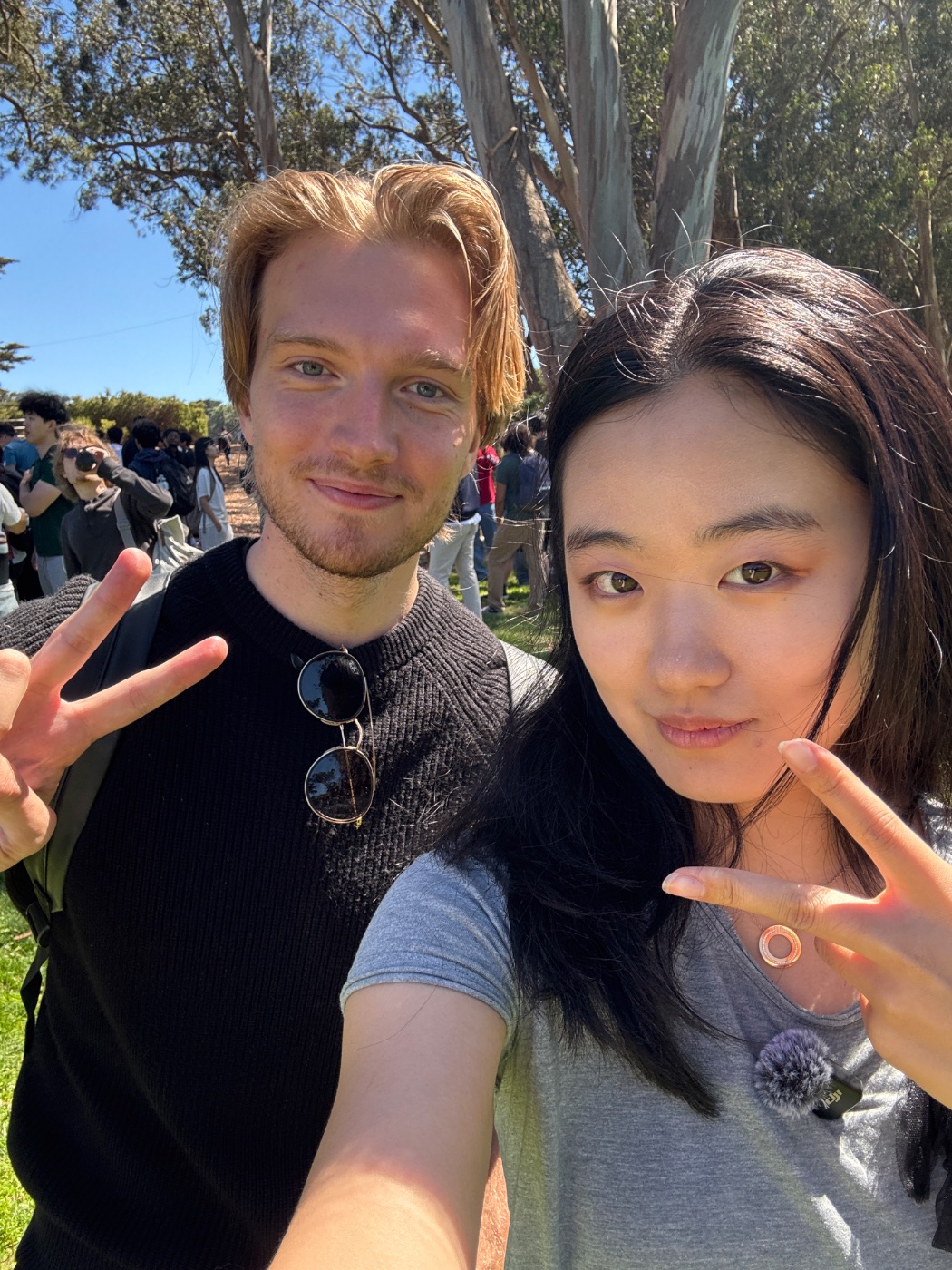 Cheryl (Xuan) Yang with Rasmus Hauschild