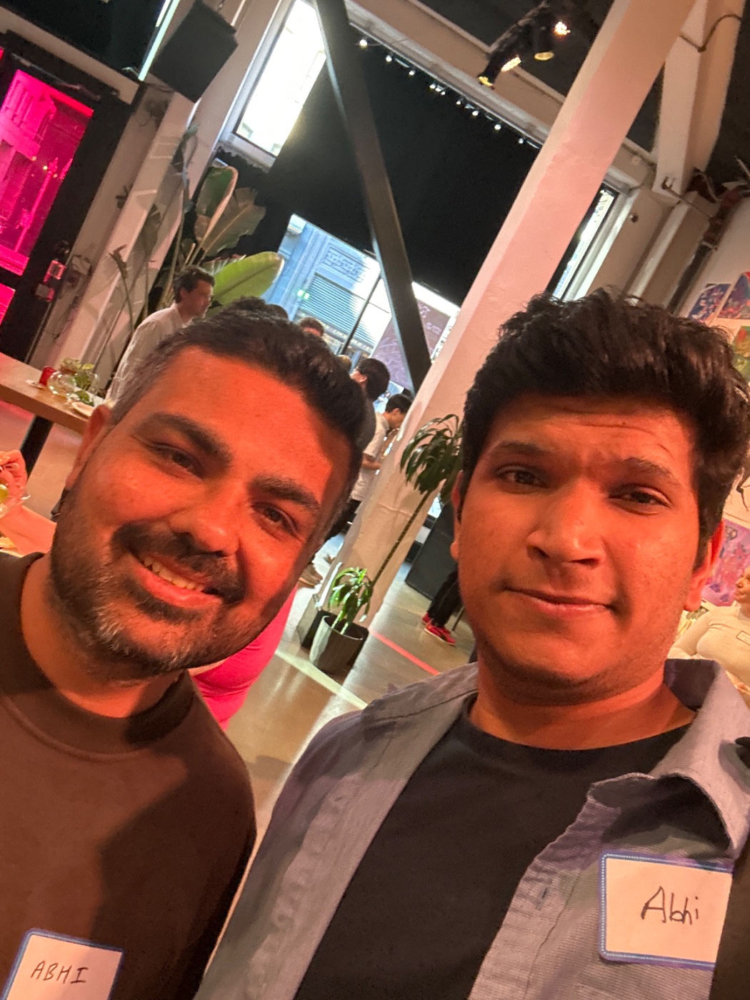 Abhi with Abhishek Kumar