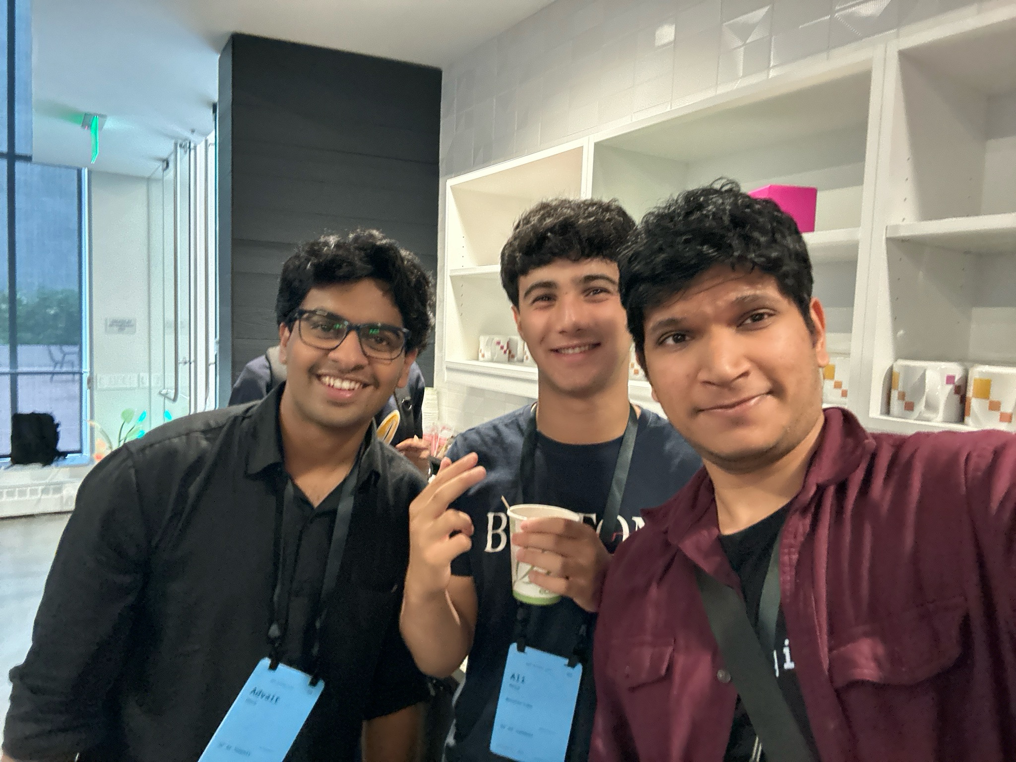 Abhi met Adavit Unni and Ali Akca