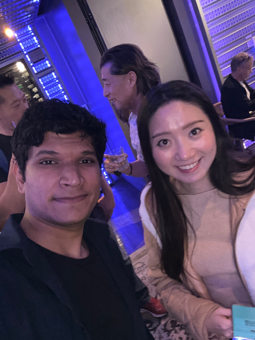 Abhi with Sofia Kao