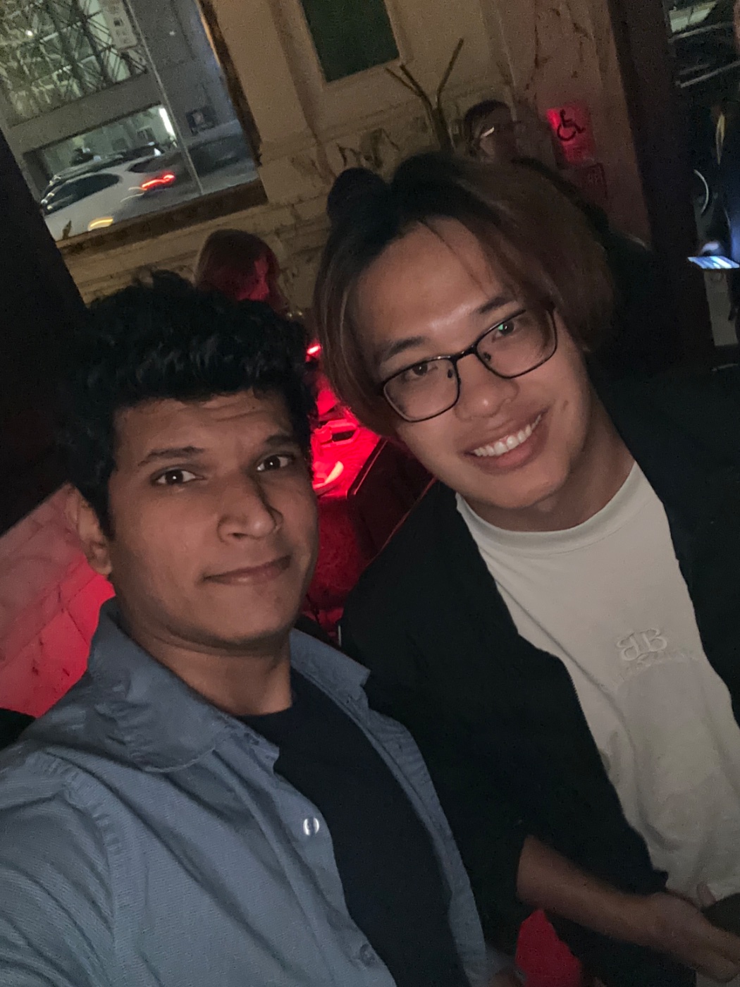 Abhi with Jackson Zhou